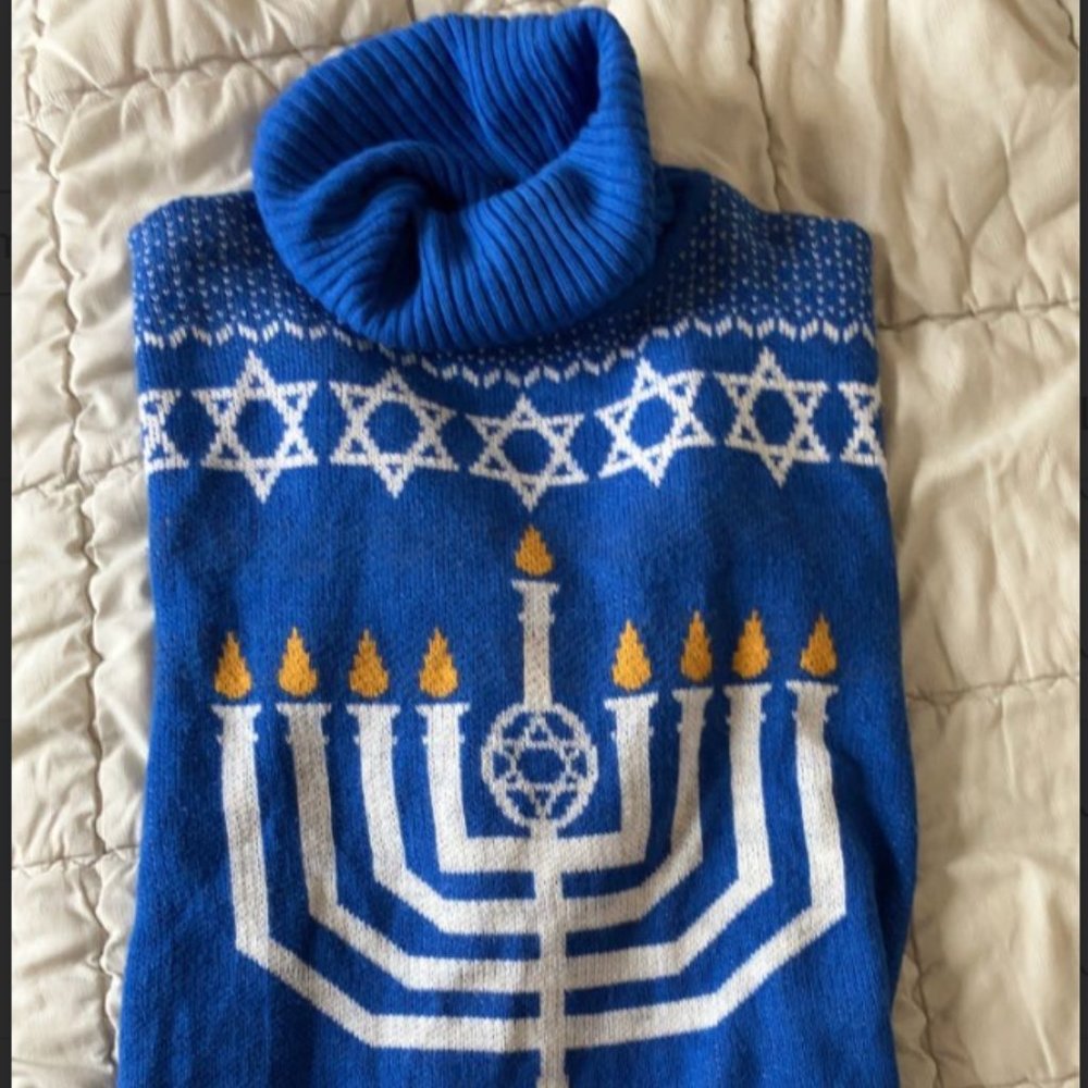 Ugly Hanukkah Turtleneck Sweater